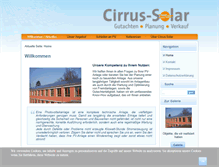 Tablet Screenshot of cirrus-solar.eu